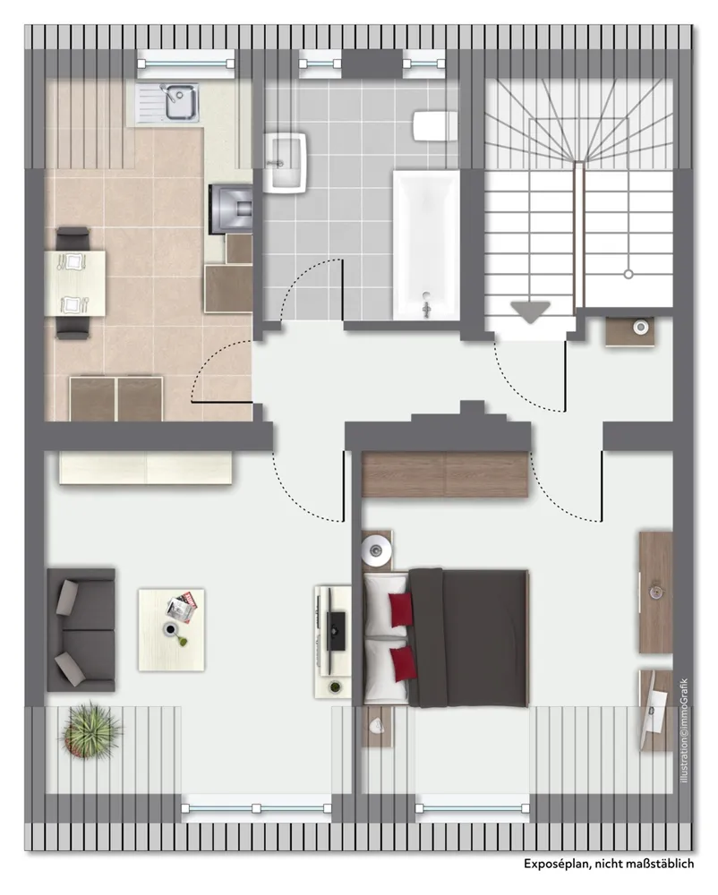 2 Zimmer Wohnung mit 49 m² in Krefeld – Bild 11
