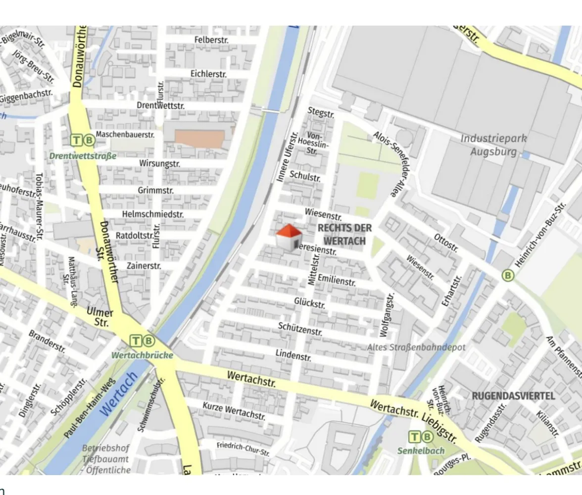 2 Zimmer Wohnung mit 51 m² in Augsburg – Bild 11