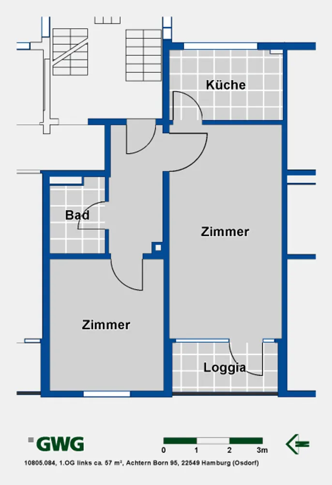2 Zimmer Wohnung mit 57 m² in Hamburg – Bild 5