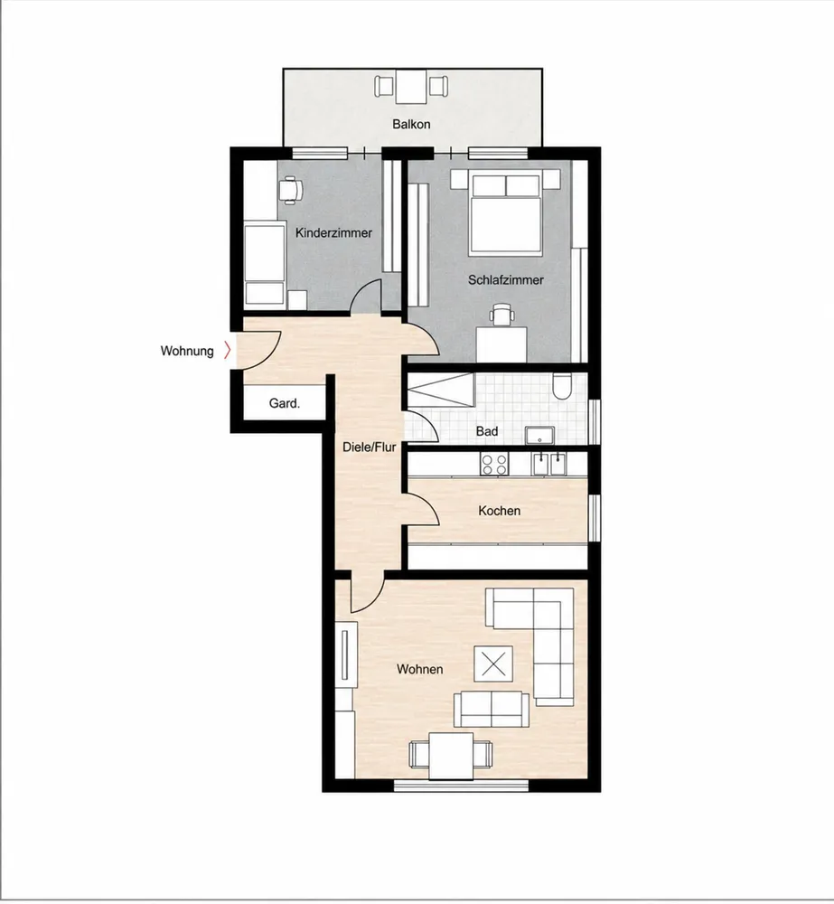 3 Zimmer Wohnung mit 80 m² in Hagen – Bild 10