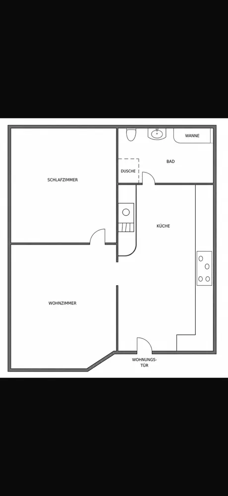 3 room apartment with 35 m² in Wiesbaden – Photo 6