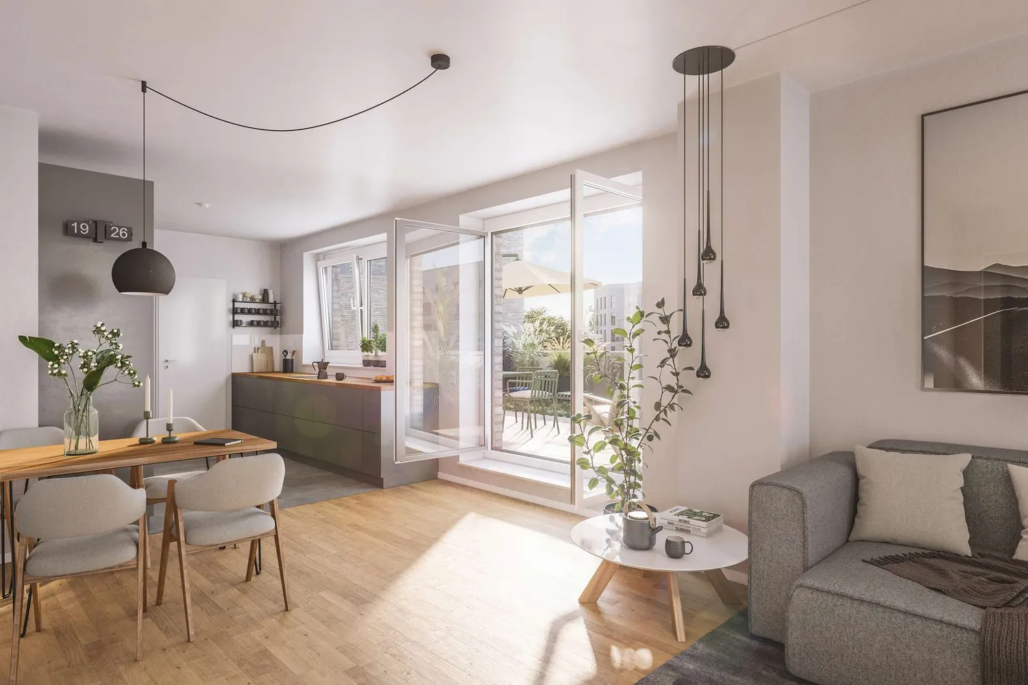 2 Zimmer Wohnung mit 58 m² in Hamburg – Bild 2