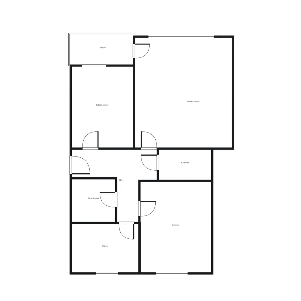 3 Zimmer Wohnung mit 73 m² in Hamburg – Bild 2