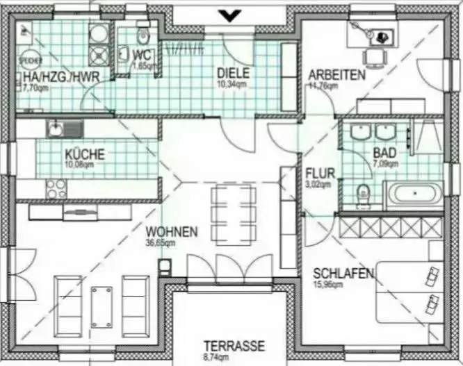3 Zimmer Haus mit 125 m² in Werder (Havel) – Bild 4