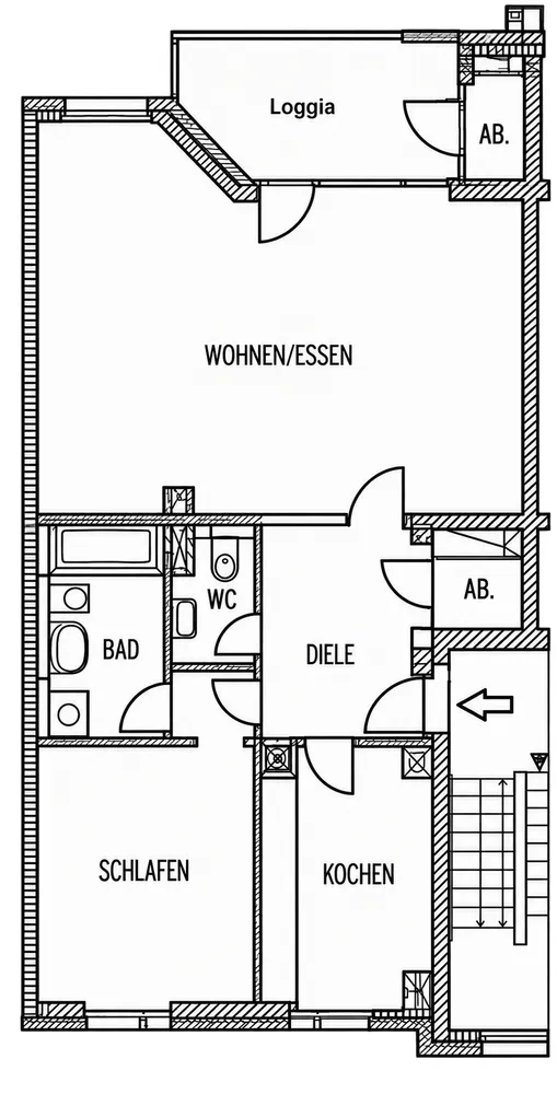 2 Zimmer Wohnung mit 76 m² in Hilden – Bild 4