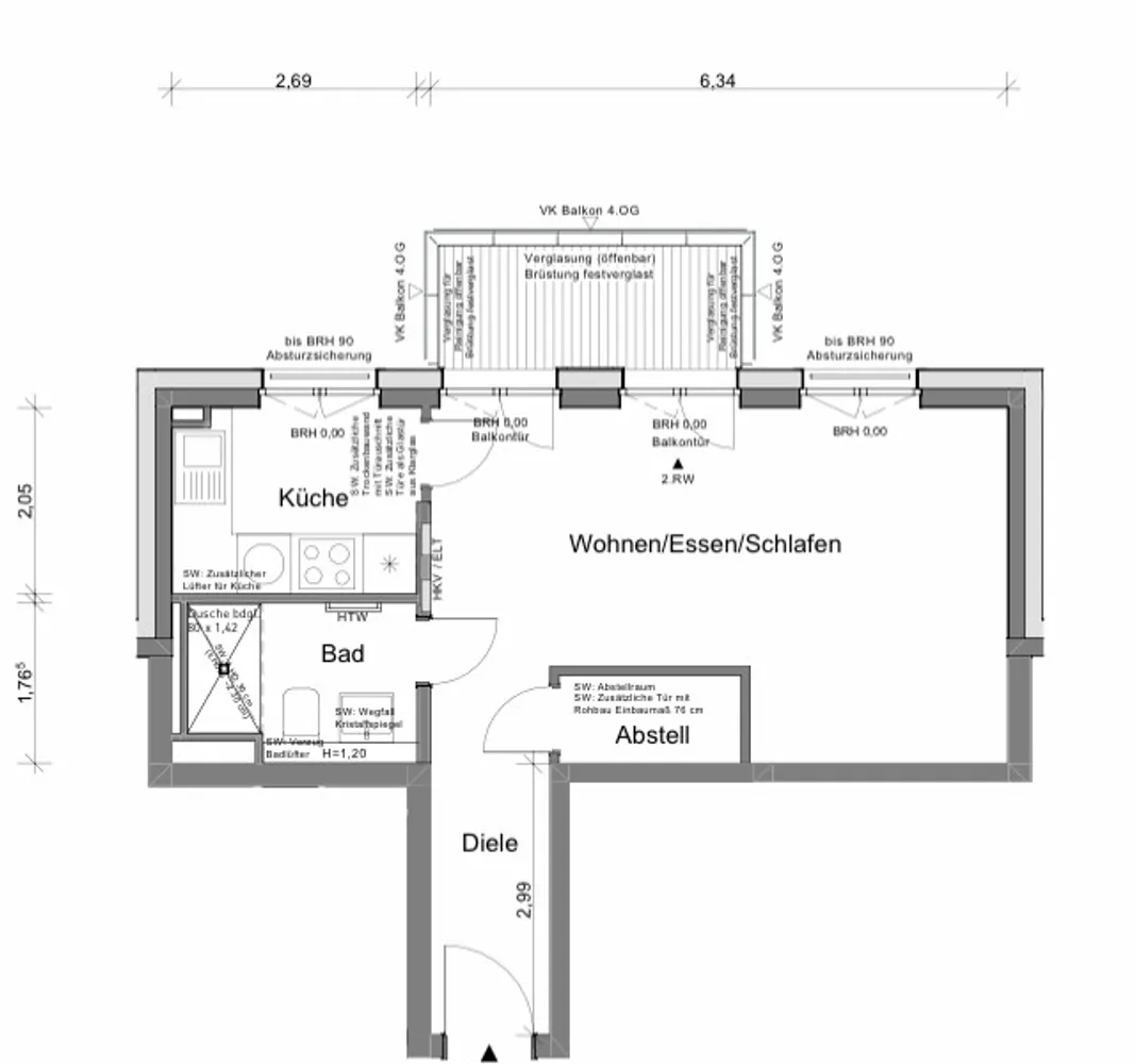2 Zimmer Wohnung mit 42 m² in Darmstadt – Bild 8