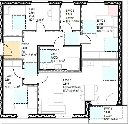 4 Zimmer Wohnung mit 94 m² in Bramsche – Bild 8