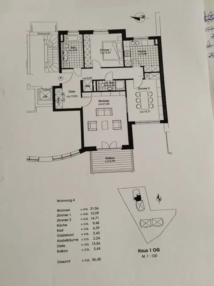3 Zimmer Wohnung mit 86 m² in Hamburg – Bild 3