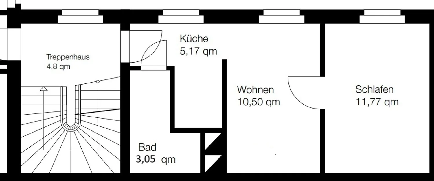 2 Zimmer Wohnung mit 31 m² in Mannheim – Bild 1