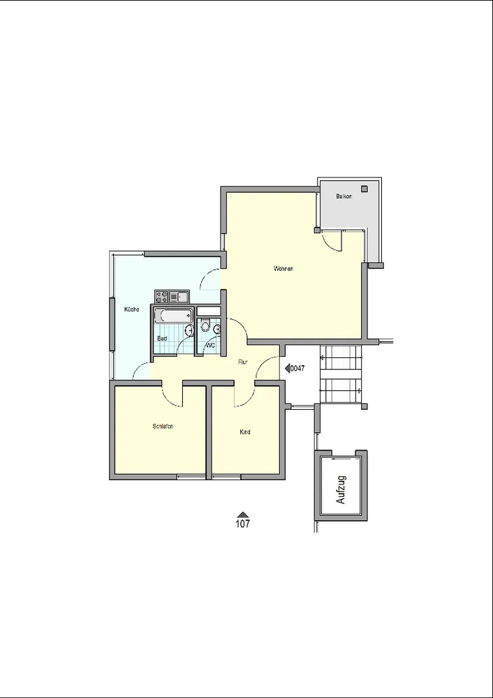 3 Zimmer Wohnung mit 83 m² in Esslingen am Neckar – Bild 10