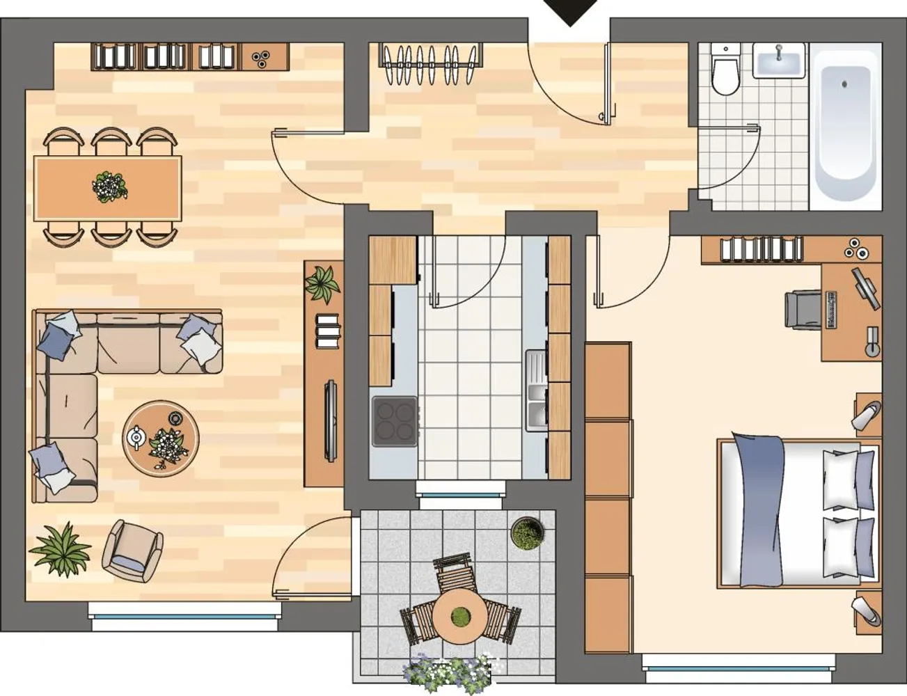 2 Zimmer Wohnung mit 65 m² in Essen – Bild 8