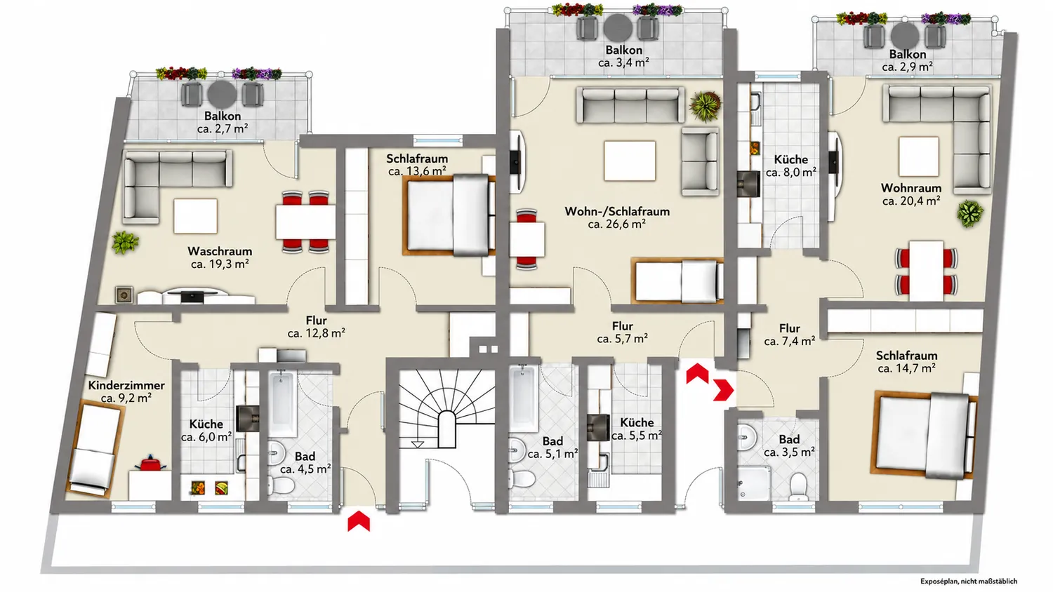 1 Zimmer Wohnung mit 46 m² in Bremen – Bild 5