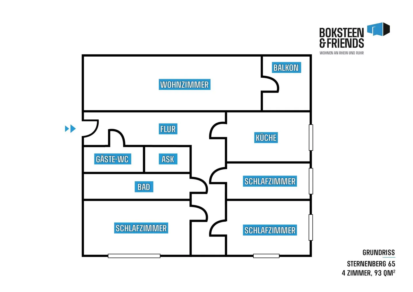 3 Zimmer Wohnung mit 76 m² in Wuppertal – Bild 7