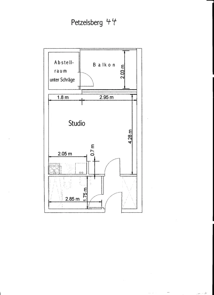 1 Zimmer Wohnung mit 34 m² in Essen – Bild 6