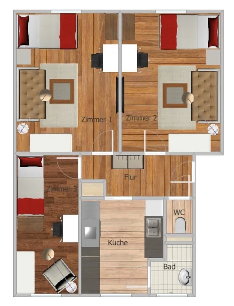 3 Zimmer Wohnung mit 15 m² in Stuttgart – Bild 9