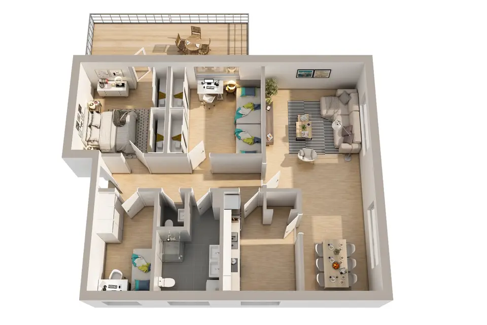 3 Zimmer Haus mit 90 m² in Meppen – Bild 9