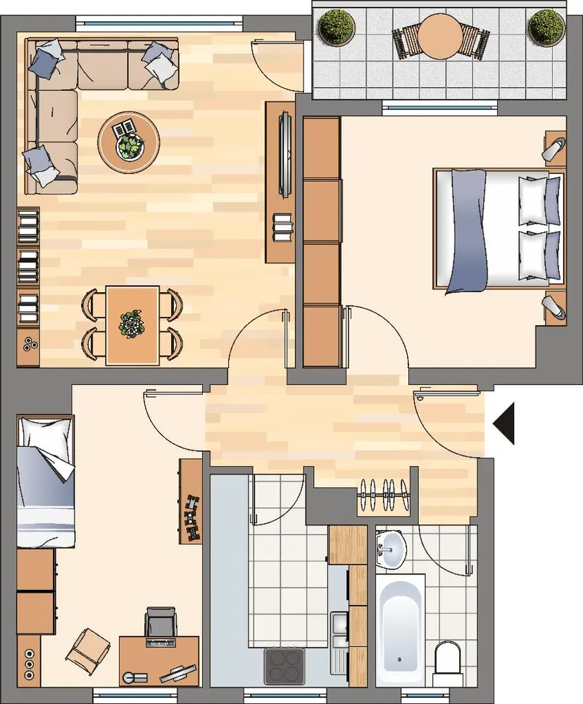 3 Zimmer Wohnung mit 64 m² in Dortmund – Bild 8