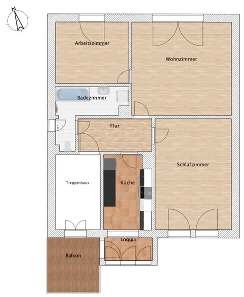 3 Zimmer Wohnung mit 83 m² in Stuttgart – Bild 10
