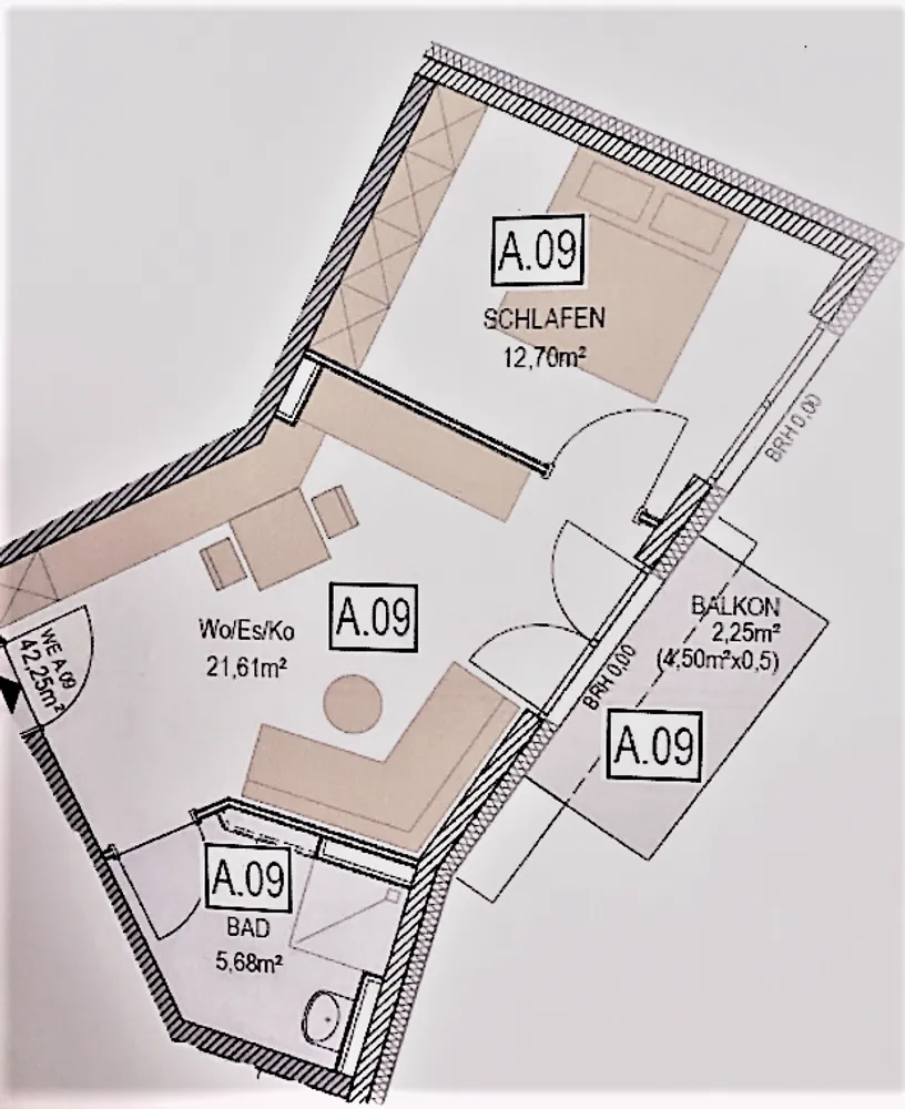 2 Zimmer Wohnung mit 42 m² in Frankfurt am Main – Bild 10