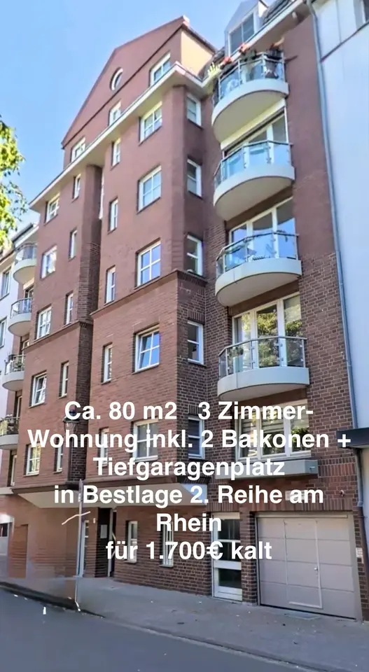3 Zimmer Wohnung mit 80 m² in Düsseldorf – Bild 4