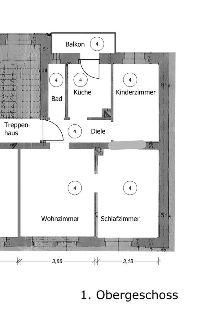 3 Zimmer Wohnung mit 56 m² in Nürnberg – Bild 12