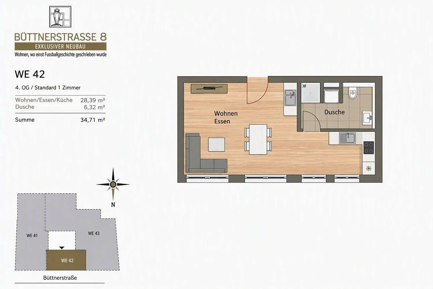 1 Zimmer Wohnung mit 35 m² in Leipzig – Bild 7