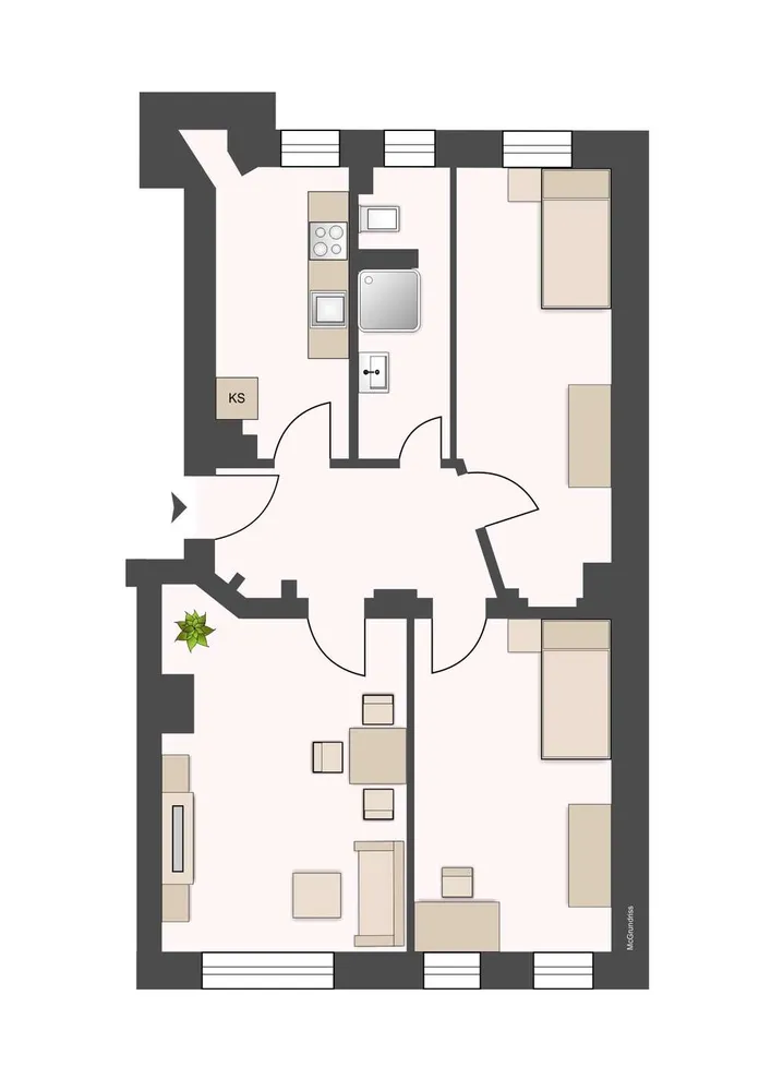 3 Zimmer Wohnung mit 72 m² in Leipzig – Bild 5