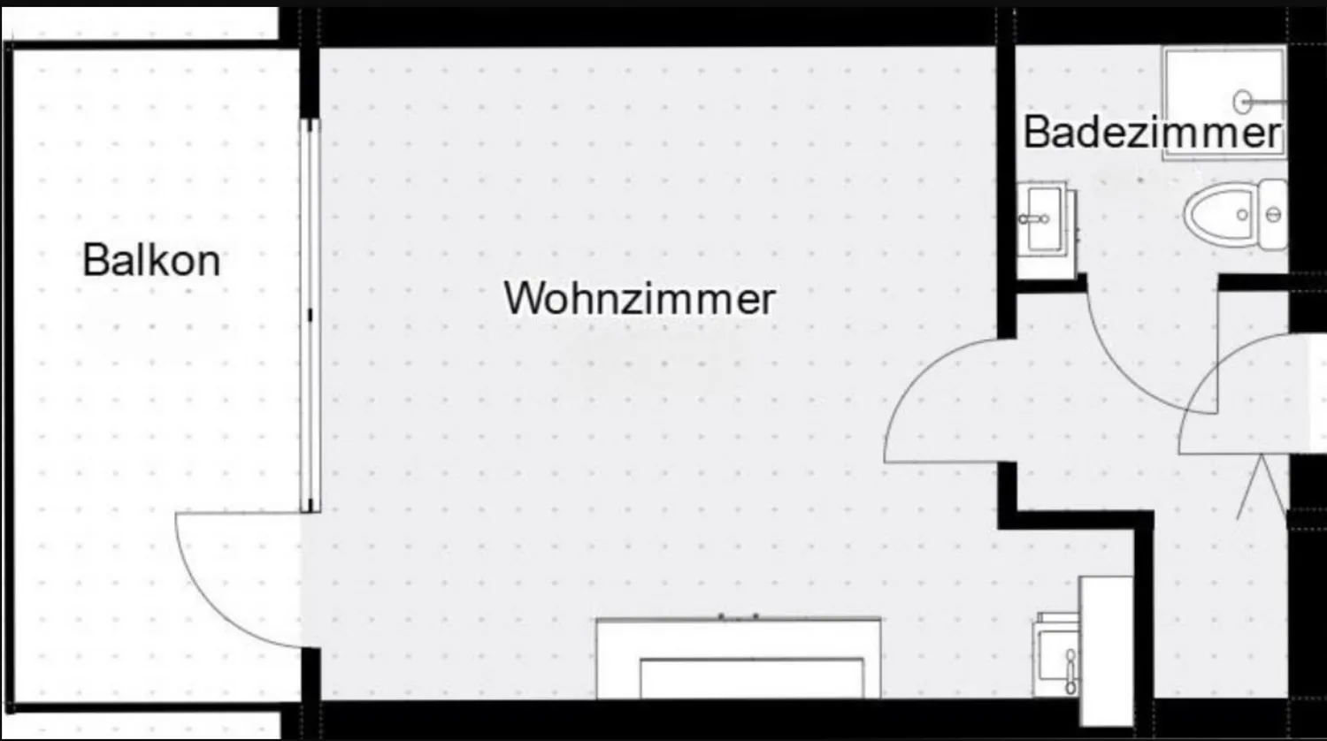 1 Zimmer Wohnung mit 29 m² in Nürnberg – Bild 8