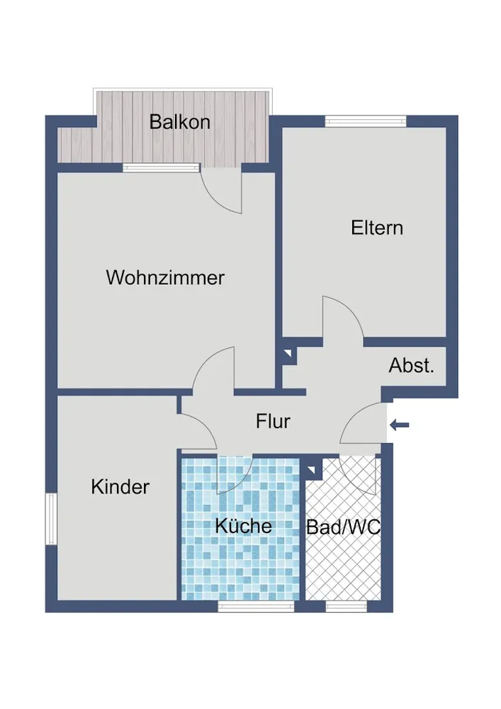 3 Zimmer Wohnung mit 70 m² in Kassel – Bild 4