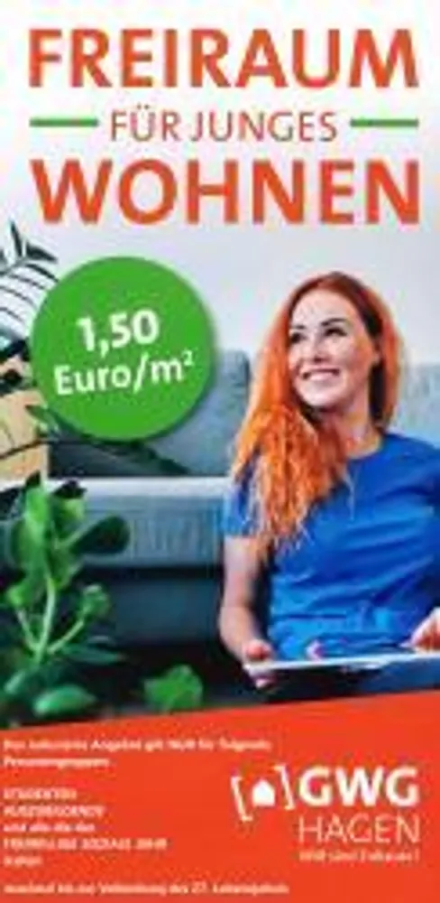 2 Zimmer Wohnung mit 61 m² in Hagen – Bild 1