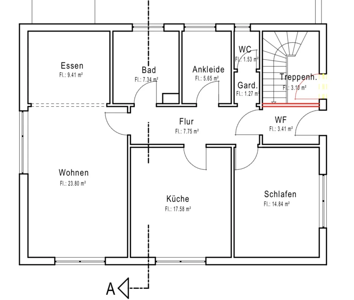 3 Zimmer Wohnung mit 90 m² in Quakenbrück – Bild 4