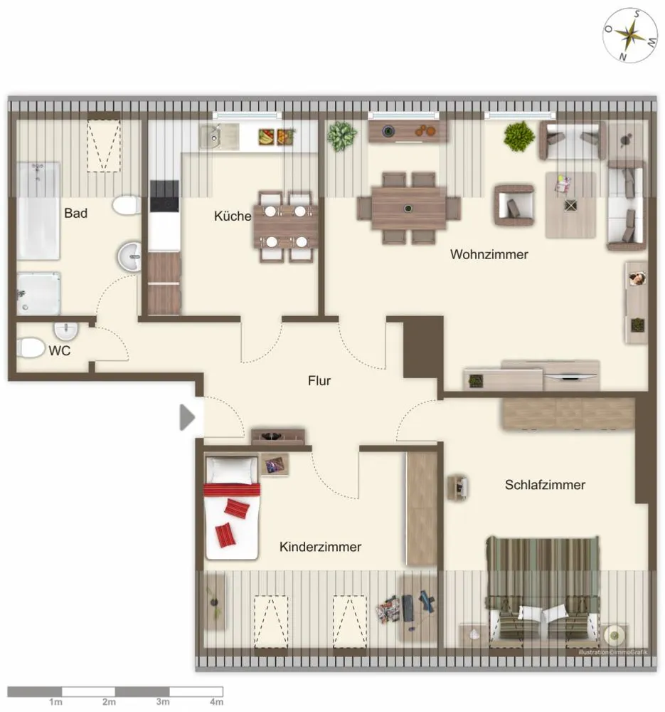 3 Zimmer Wohnung mit 81 m² in Bremerhaven – Bild 12