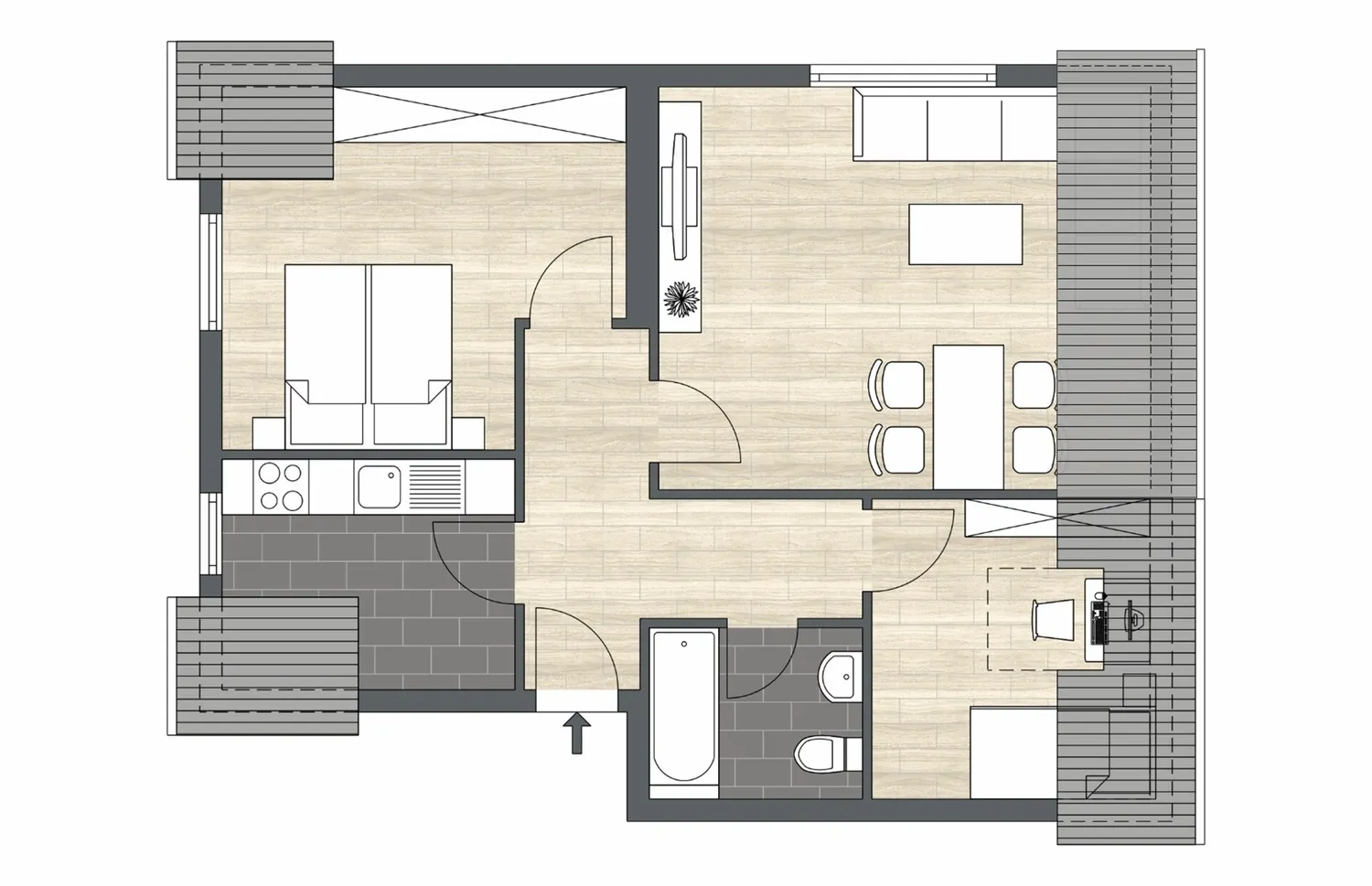 2 Zimmer Wohnung mit 60 m² in Solingen – Bild 6