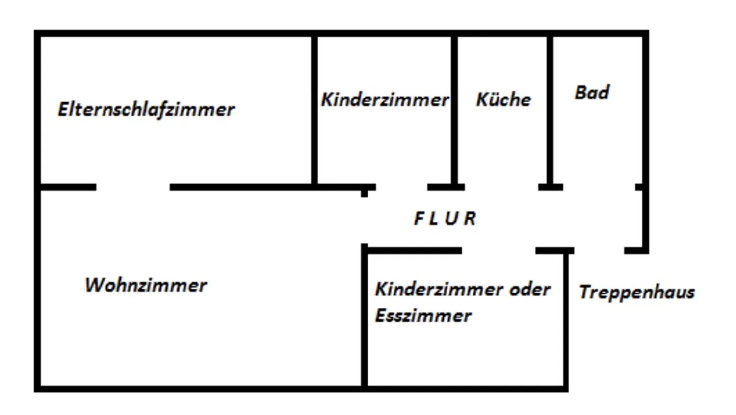 4 Zimmer Wohnung mit 80 m² in Bonn – Bild 1
