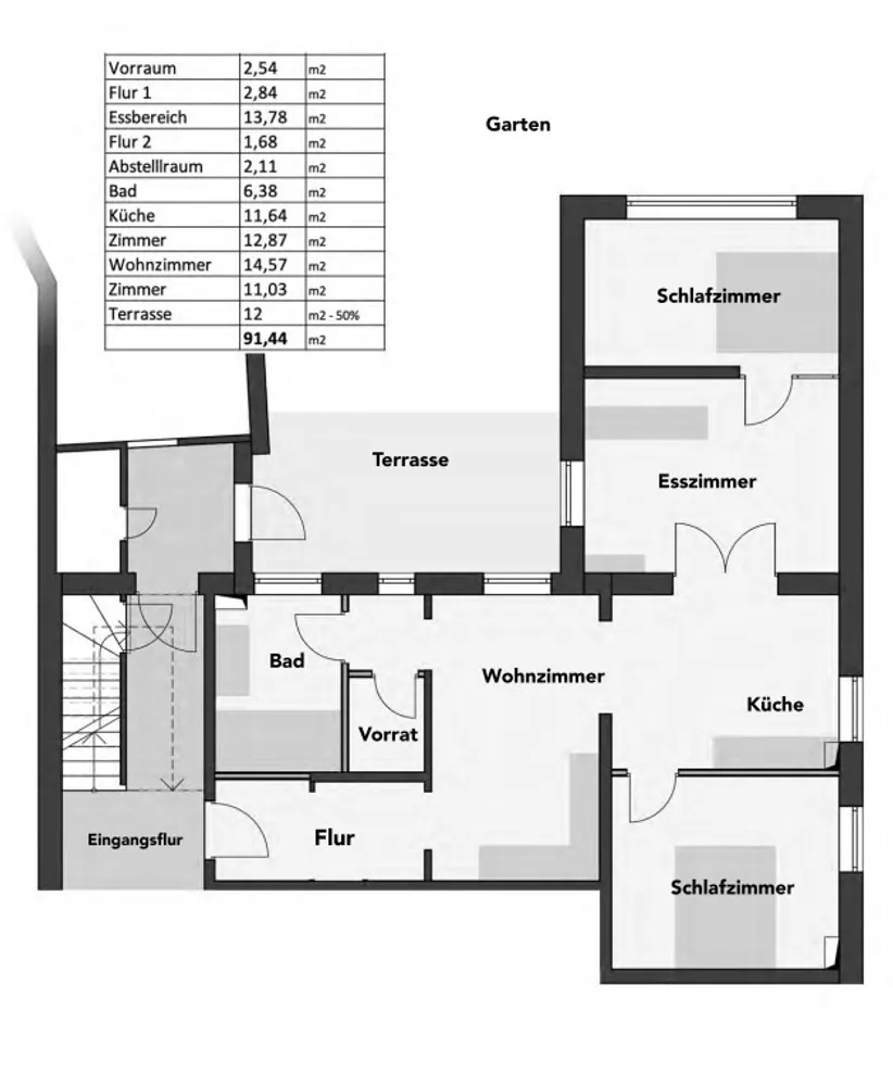 3 Zimmer Wohnung mit 85 m² in Stade – Bild 12