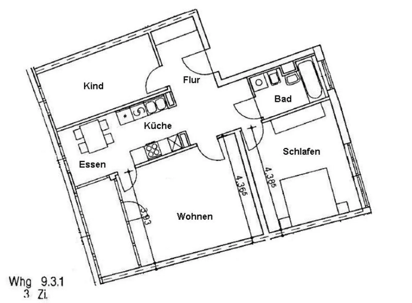 3 Zimmer Wohnung mit 79 m² in Berlin – Bild 2