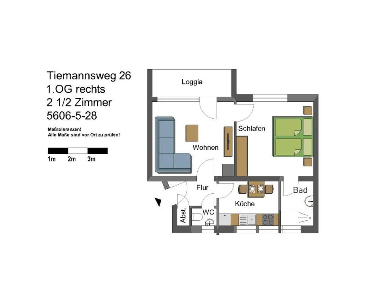 3 Zimmer Wohnung mit 46 m² in Gelsenkirchen – Bild 3