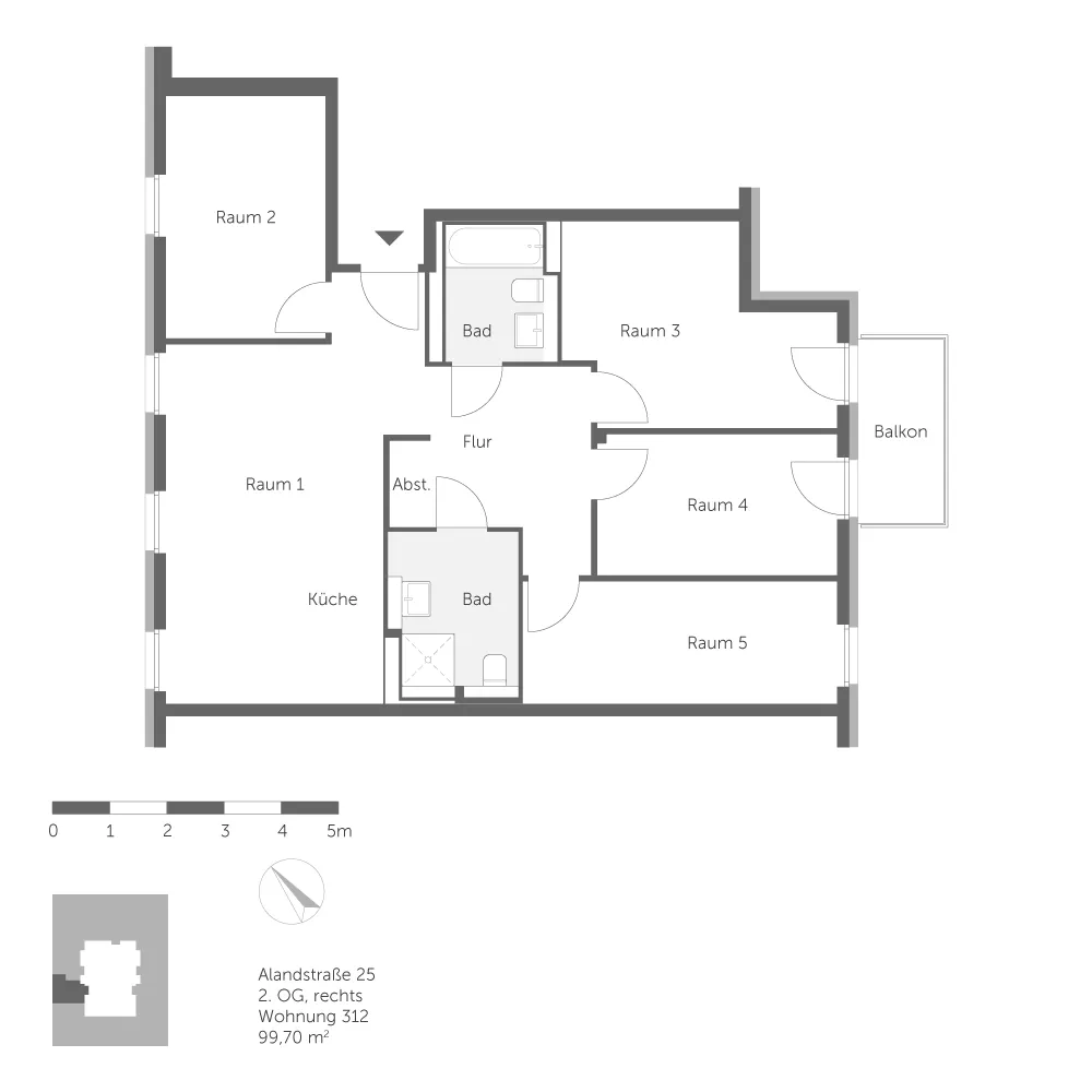 5 Zimmer Wohnung mit 100 m² in Berlin – Bild 11