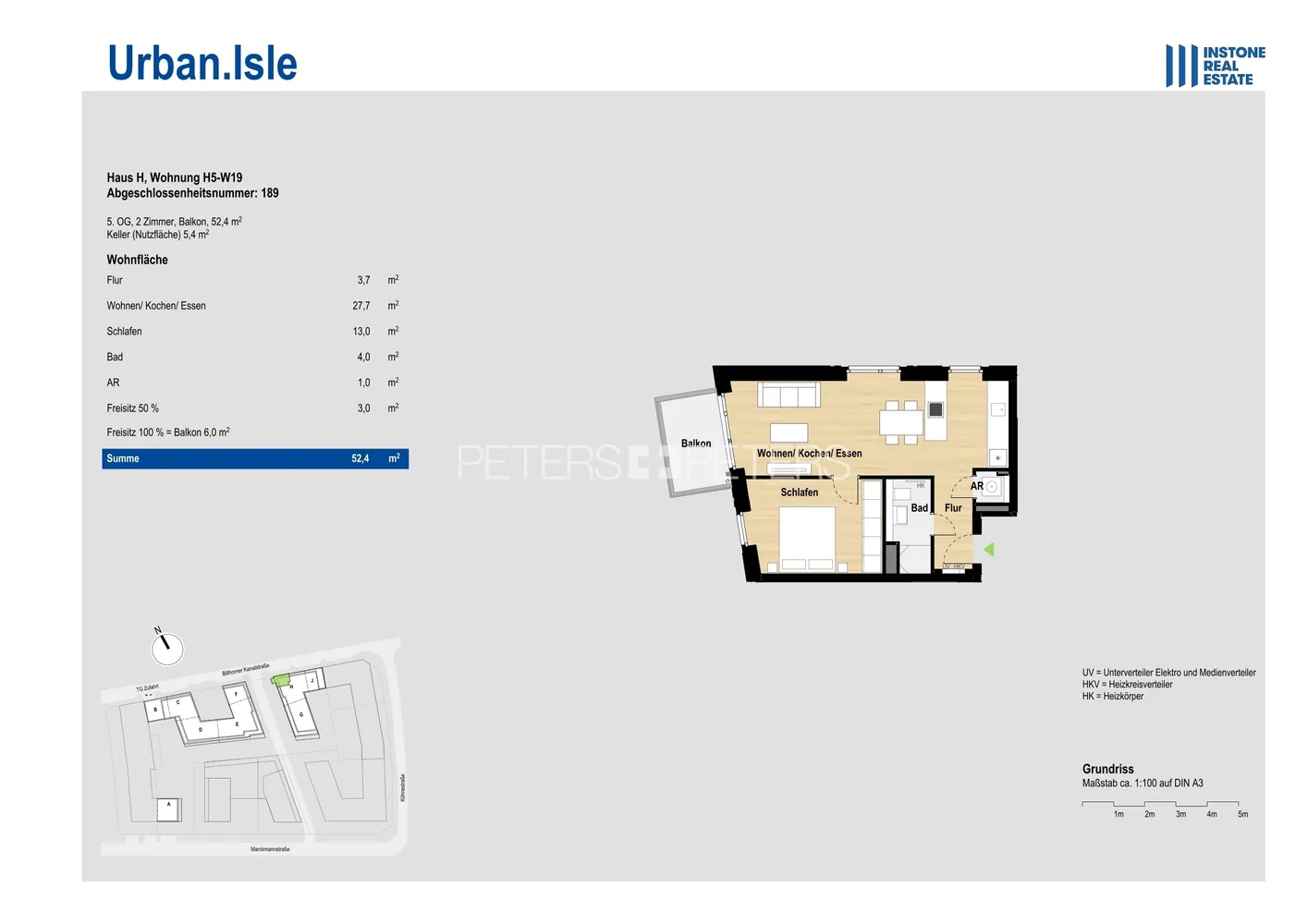 2 Zimmer Wohnung mit 52 m² in Hamburg – Bild 6