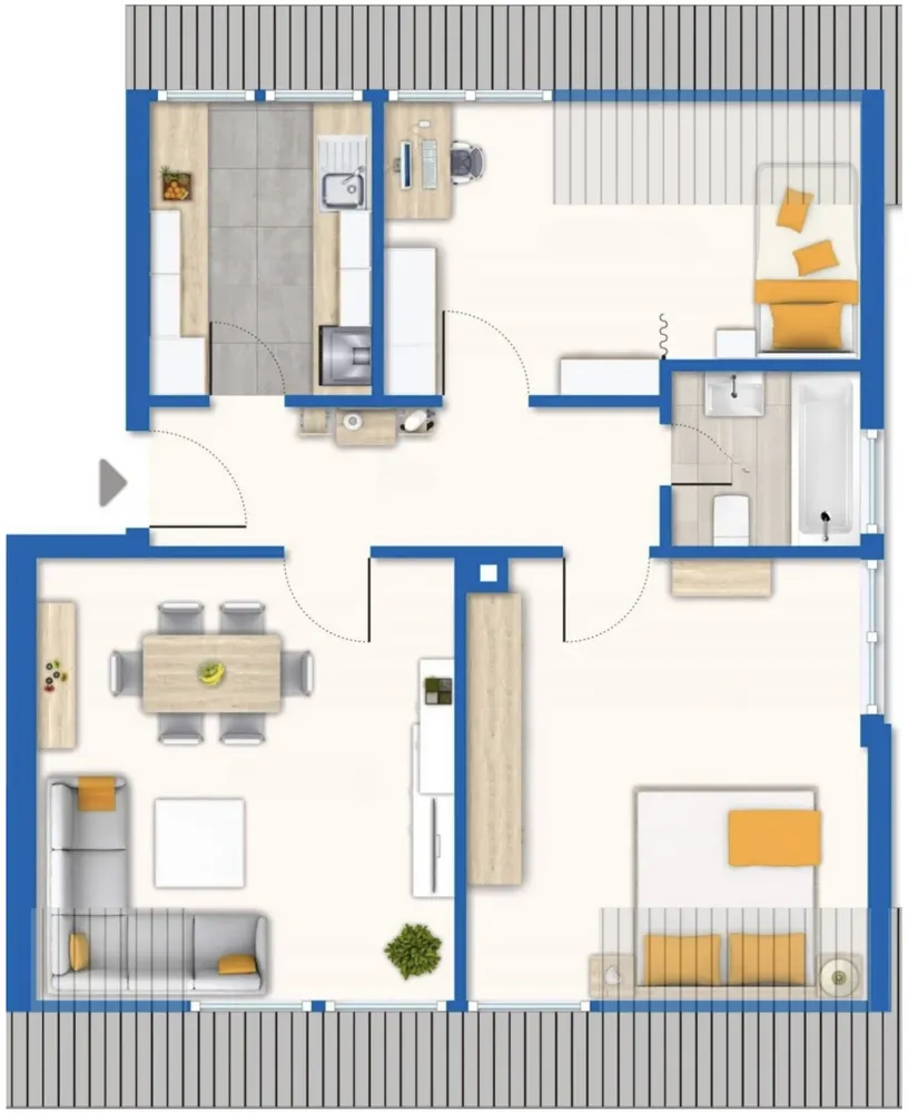 3 Zimmer Wohnung mit 62 m² in Stuttgart – Bild 7