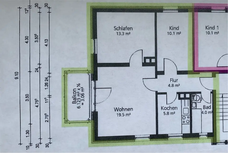WG-Zimmer mit 11 m² in Kaufbeuren – Bild 9