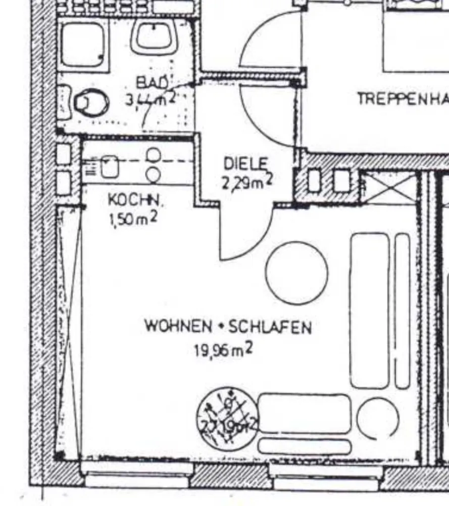 1 Zimmer Wohnung mit 28 m² in Düsseldorf – Bild 9