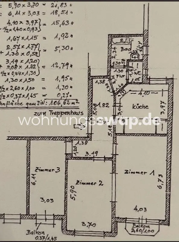 4 Zimmer Wohnung mit 98 m² in Hamburg – Bild 8