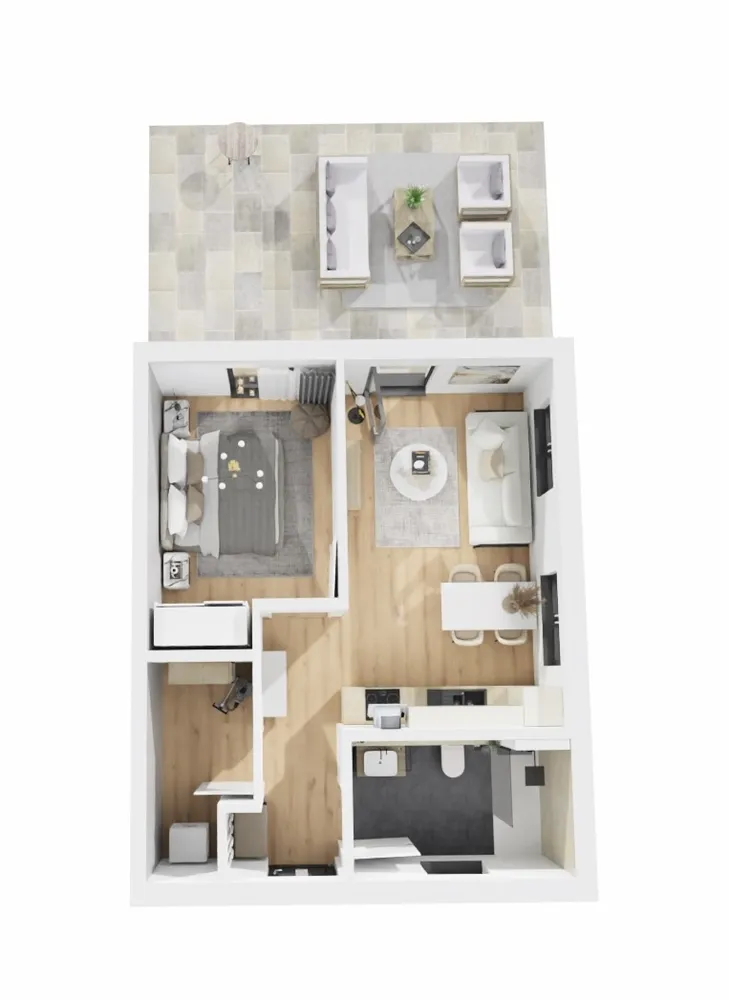 2 Zimmer Wohnung mit 52 m² in Magdeburg – Bild 7