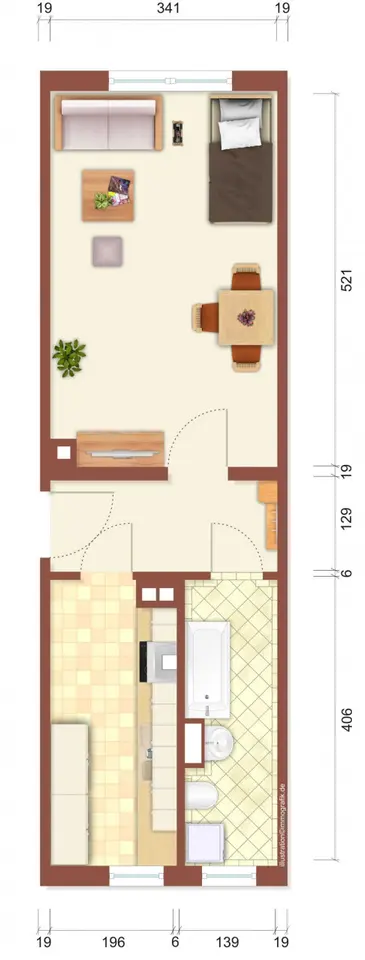 Studio mit 35 m² in Limbach-Oberfrohna – Bild 10