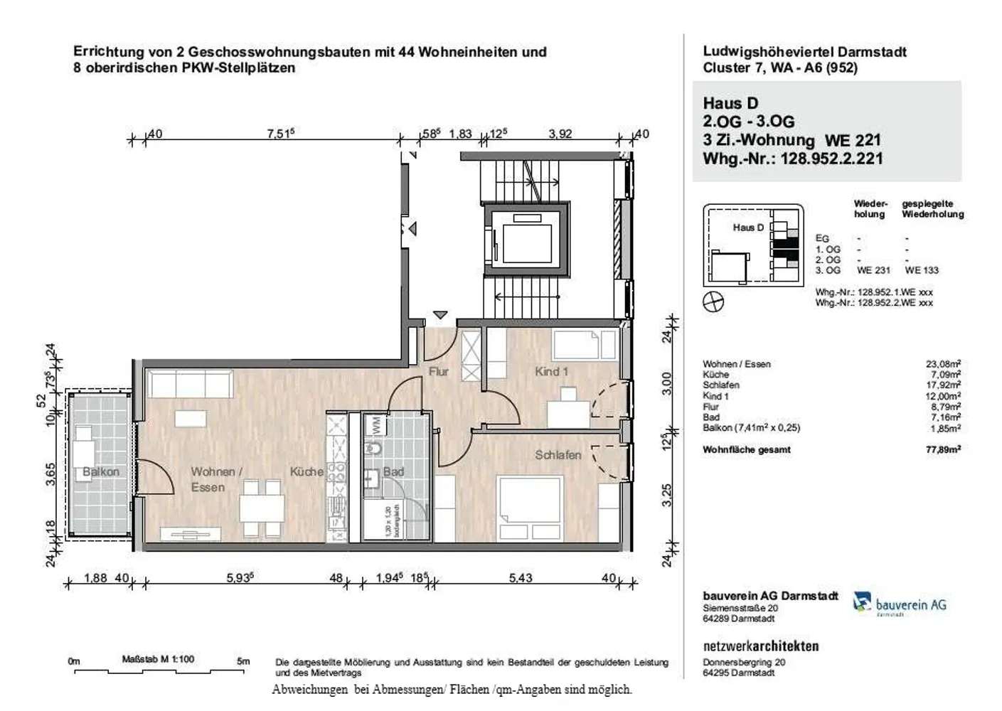3 Zimmer Wohnung mit 78 m² in Darmstadt – Bild 10