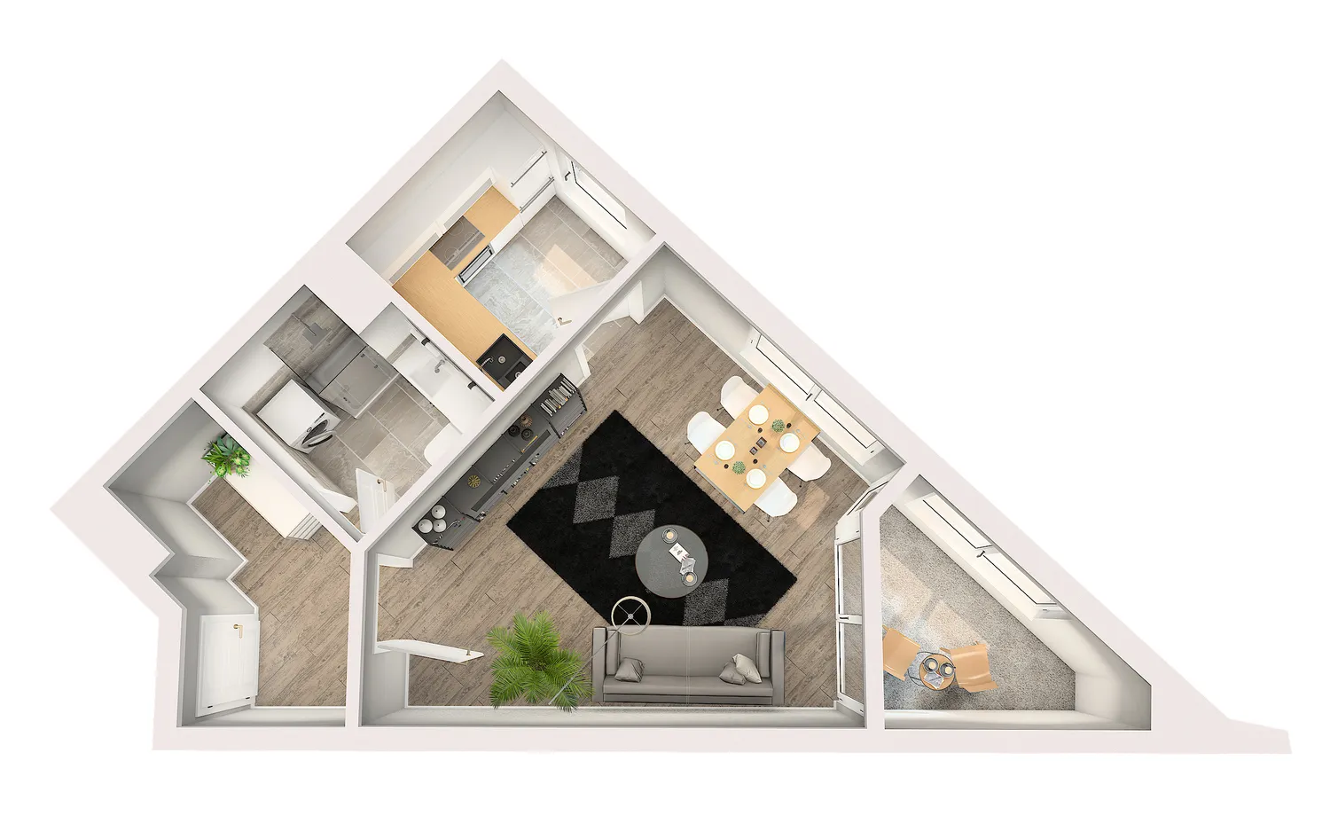1 Zimmer Wohnung mit 40 m² in Dresden – Bild 2