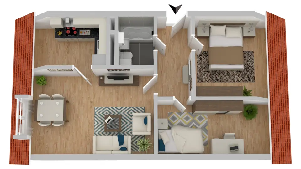 3 Zimmer Wohnung mit 51 m² in Suhl – Bild 10