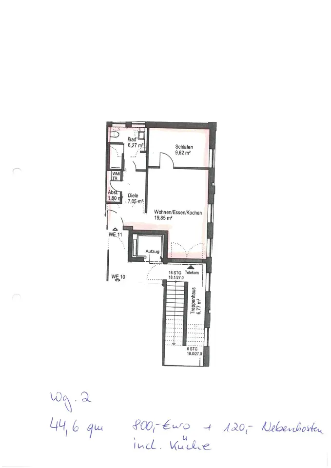 2 Zimmer Wohnung mit 45 m² in Wiesbaden – Bild 5