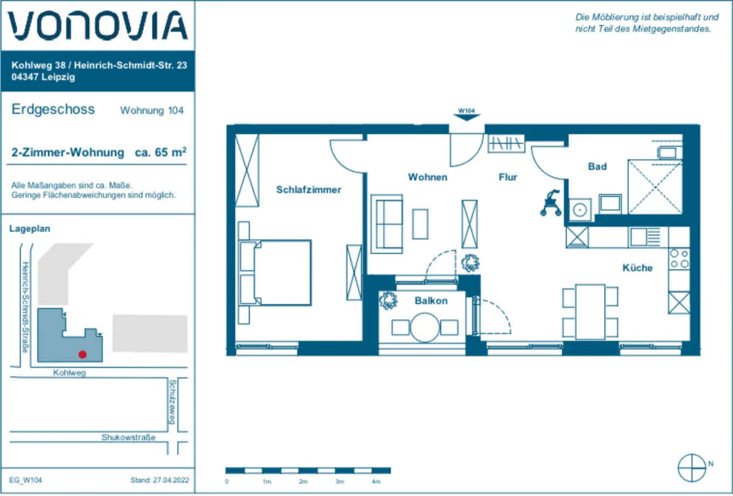 2 Zimmer Wohnung mit 64 m² in Leipzig – Bild 5